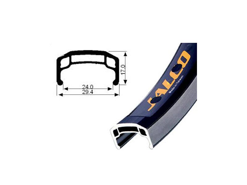 JALCO DBX-336, 32H, 26″, crni s eyeletima