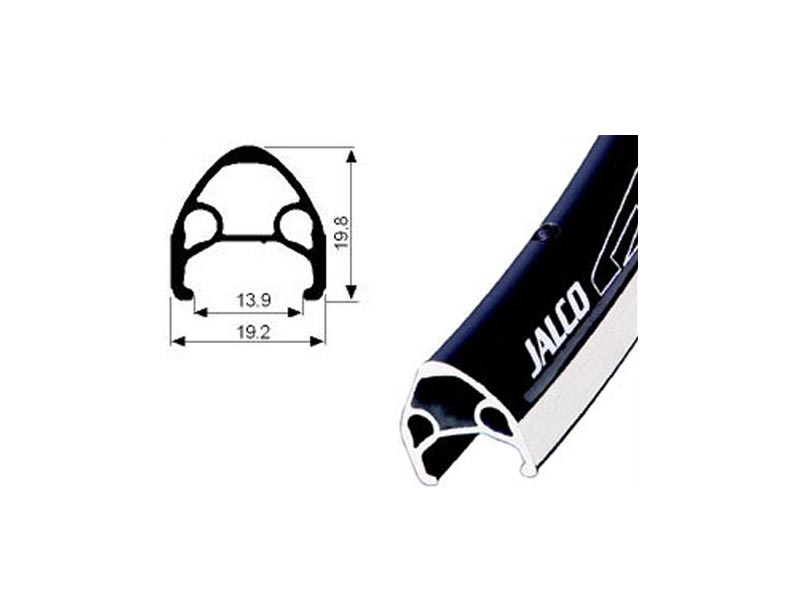 JALCO DRX-4000, 36H, 700C-cestovni, crni